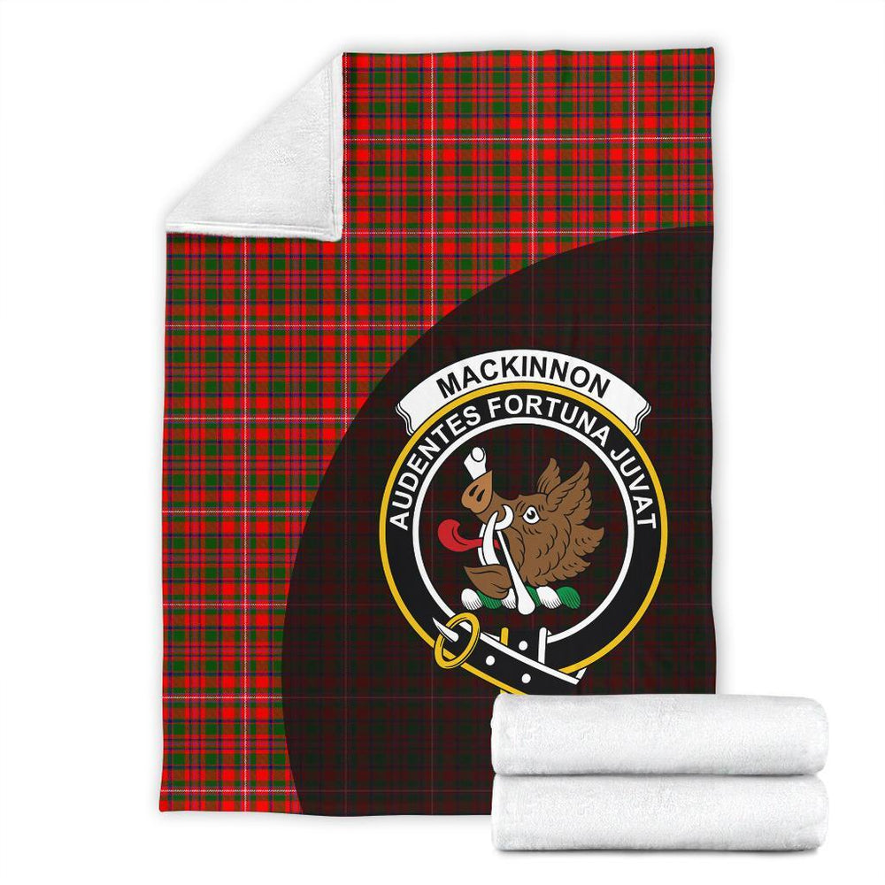 Clan MacKinnon Modern Tartan Crest Blanket Wave Style KH21 Clan MacKinnon Tartan Today   