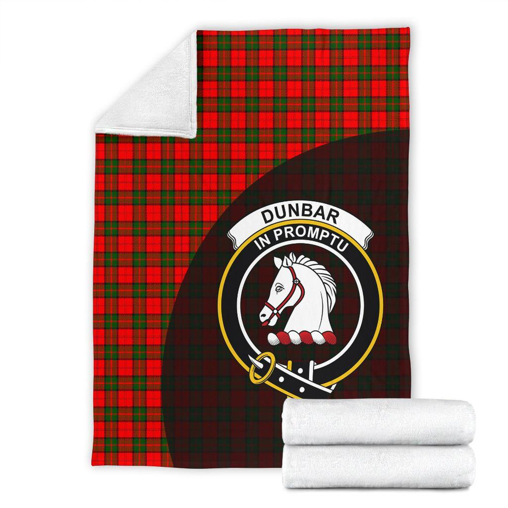 Clan Dunbar Modern Tartan Crest Blanket Wave Style FT93 Clan Dunbar Tartan Today   