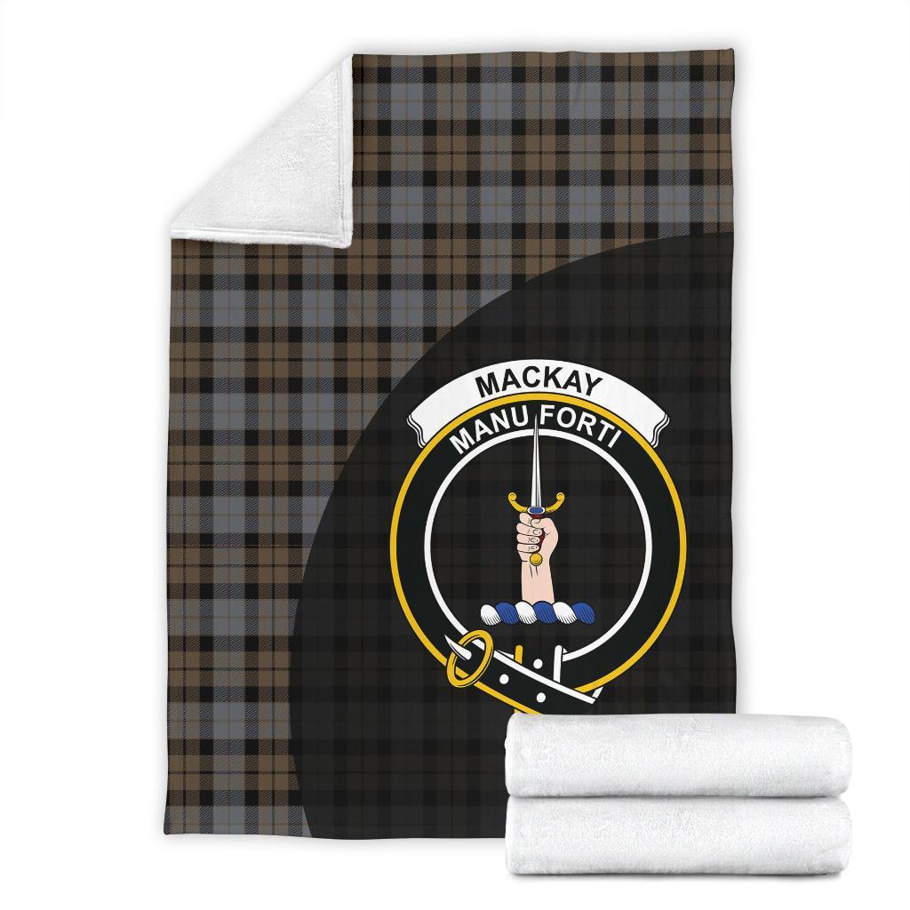 Clan MacKay Weathered Tartan Crest Blanket Wave Style RV41 Clan MacKay Tartan Today   
