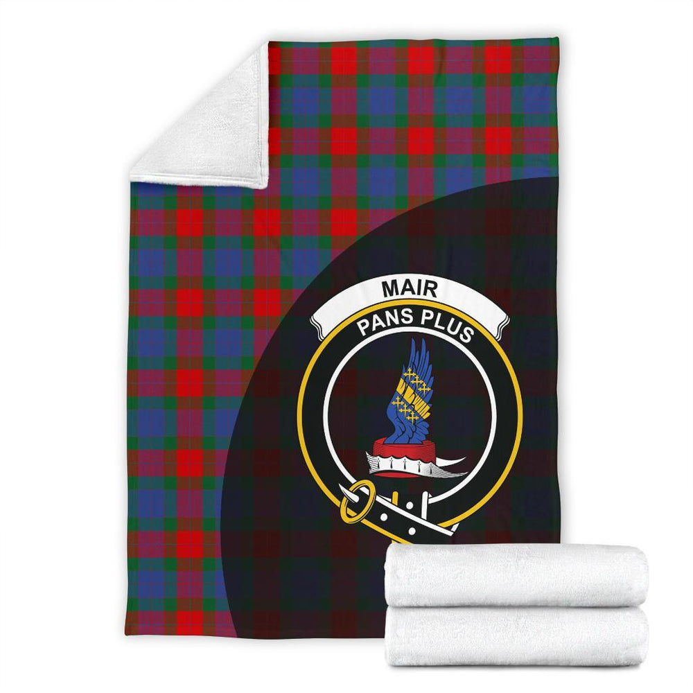 Clan Mar Tartan Crest Blanket Wave Style RV54 Clan Mar Tartan Today   