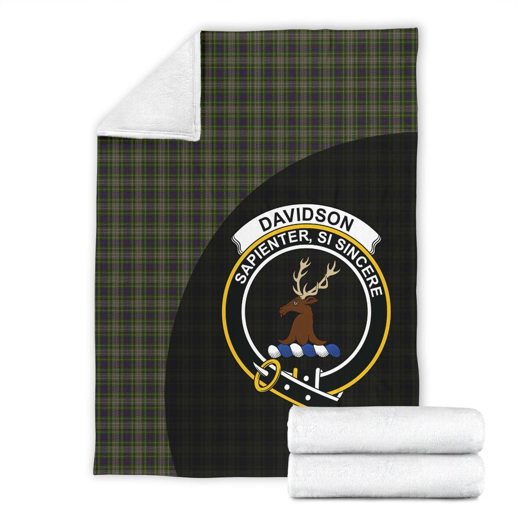 Clan Davidson Tulloch Dress Tartan Crest Blanket Wave Style NQ54 Clan Davidson Tartan Today   