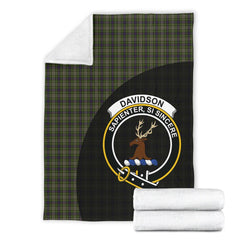 Clan Davidson Tulloch Dress Tartan Crest Blanket Wave Style NQ54 Clan Davidson Tartan Today   