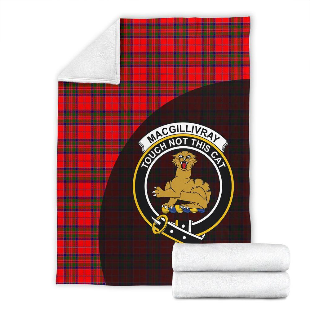 Clan MacGillivray Modern Tartan Crest Blanket Wave Style KB71 Clan MacGillivray Tartan Today   
