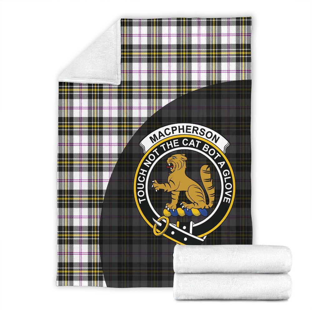 Clan MacPherson Dress Modern Tartan Crest Blanket Wave Style LU53 Clan MacPherson Tartan Today   