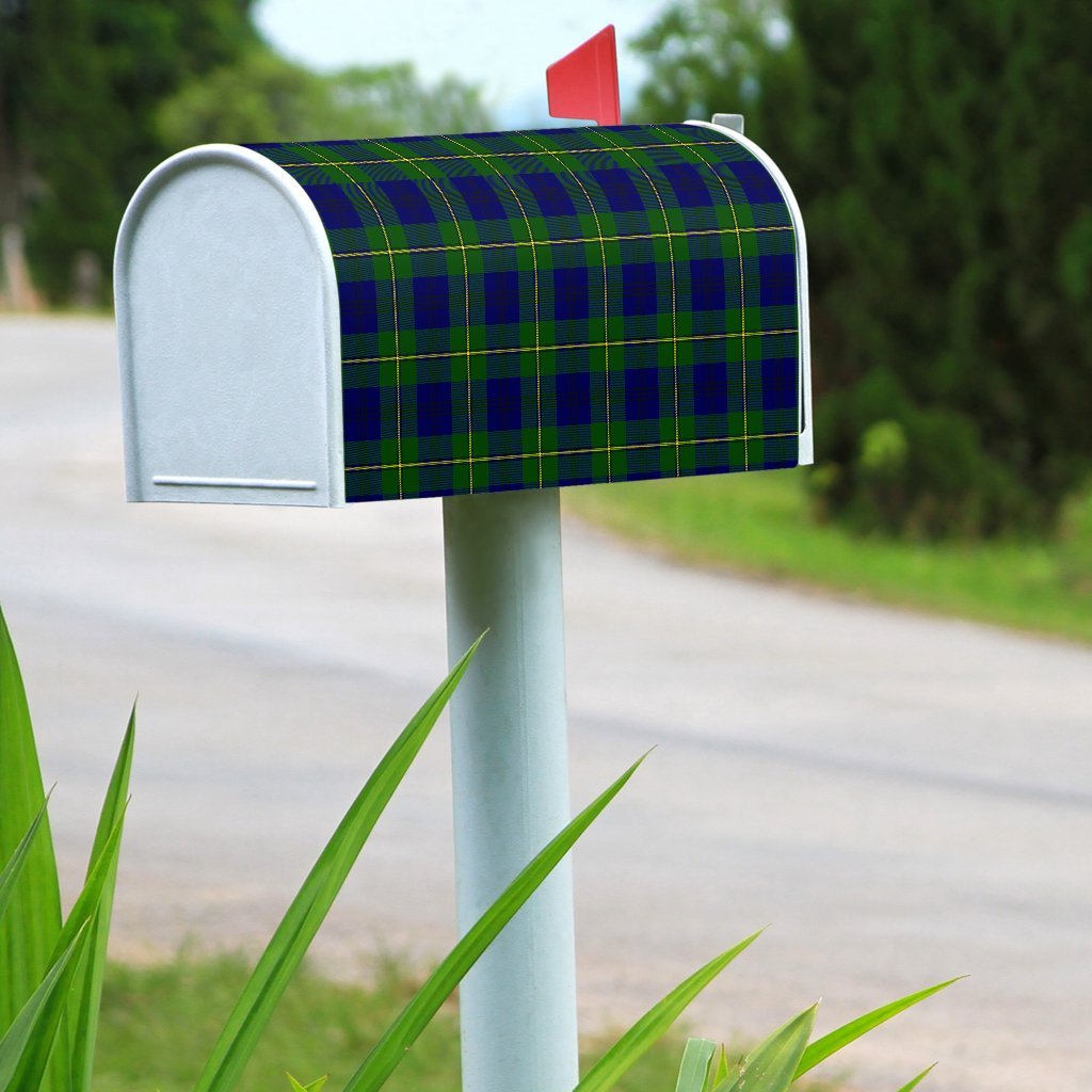 Clan Johnston Modern Tartan Crest Mailbox KS39 Clan Johnston Tartan Today   