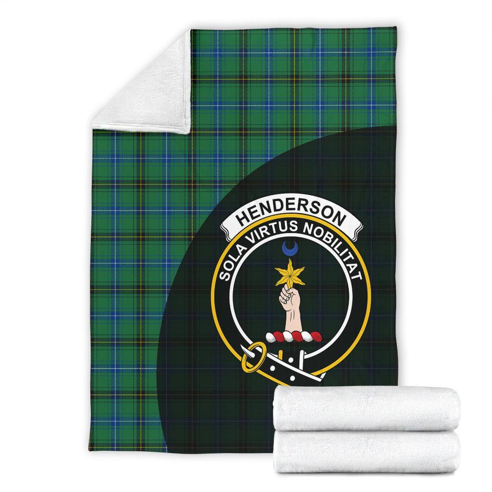 Clan Henderson Ancient Tartan Crest Blanket Wave Style FB81 Clan Henderson Tartan Today   