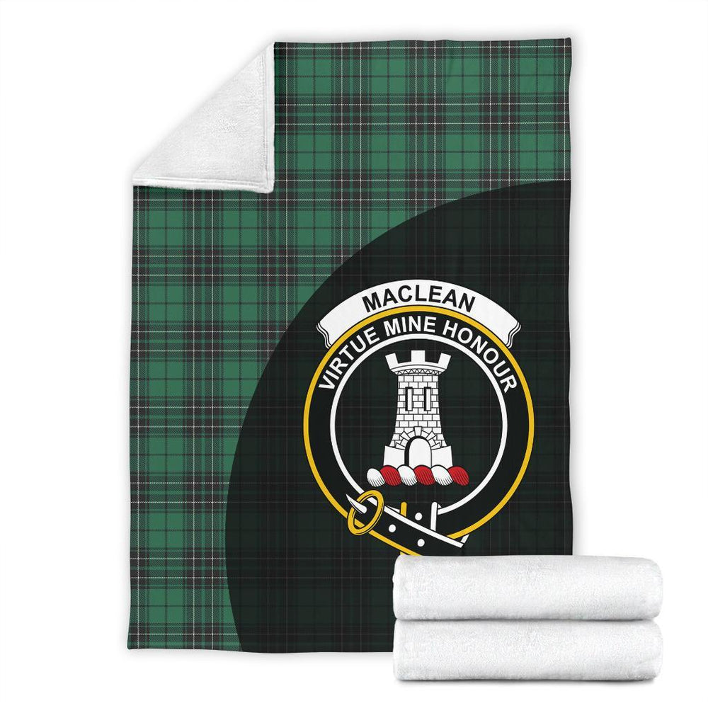 Clan MacLean Hunting Ancient Tartan Crest Blanket Wave Style NC91 Clan Hall Tartan Today   