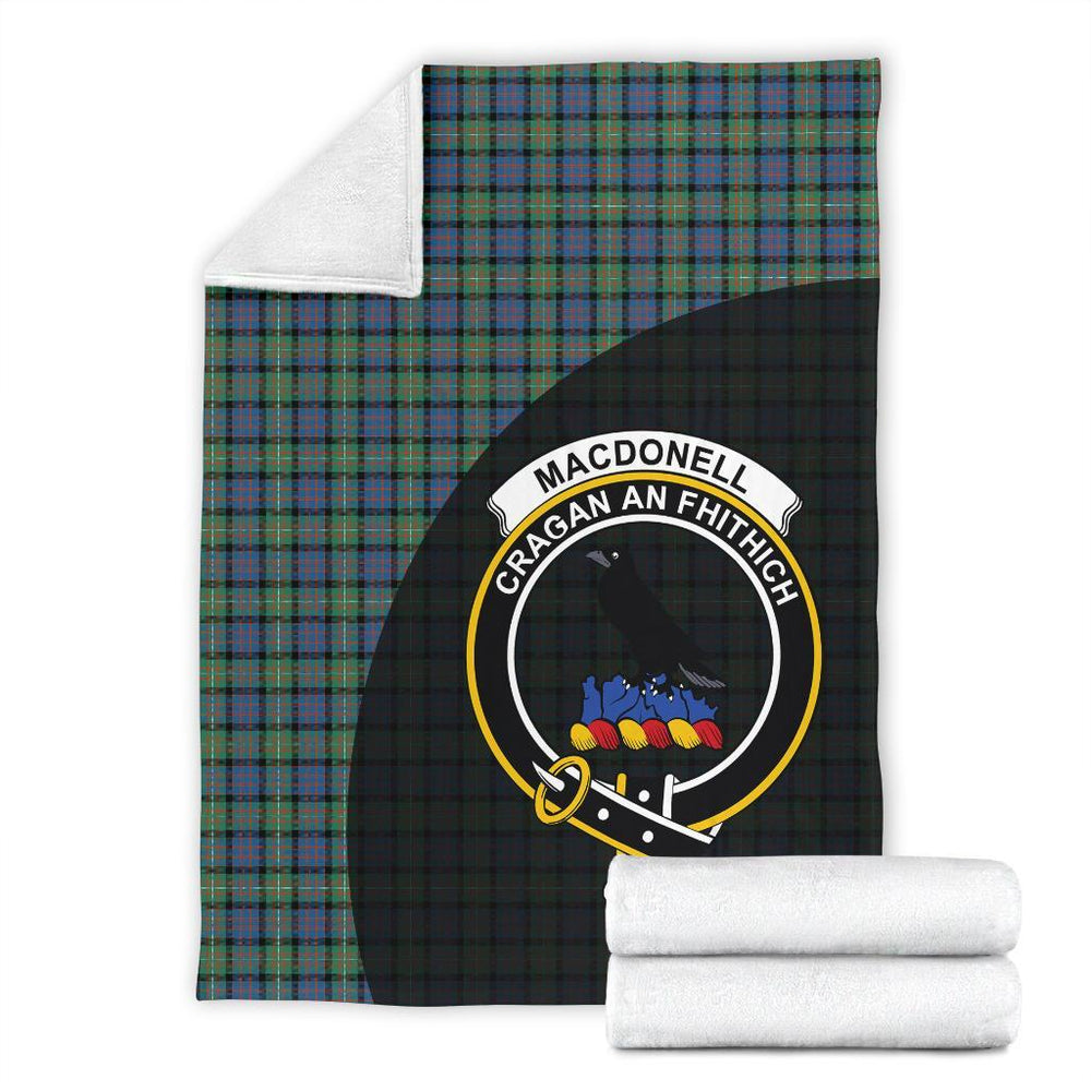 Clan MacDonnell Of Glengarry Ancient Tartan Crest Blanket Wave Style LX40 Clan Glen Tartan Today   