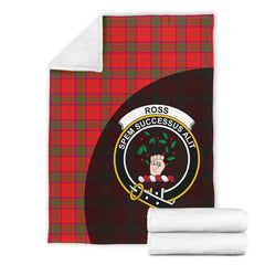 Clan Ross Modern Tartan Crest Blanket Wave Style FJ51 Clan Ross Tartan Today   