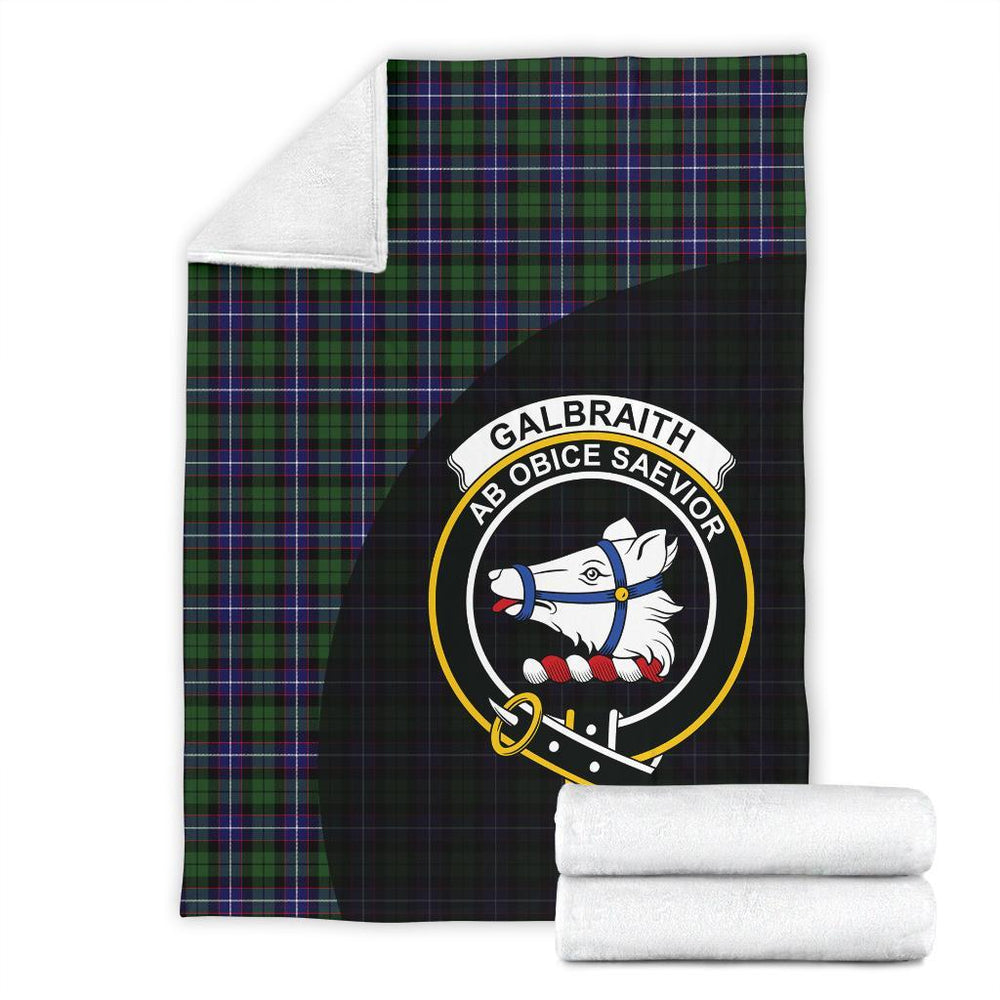 Clan Galbraith Modern Tartan Crest Blanket Wave Style PO79 Clan Rait Tartan Today   
