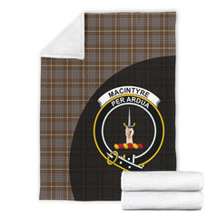Clan MacIntyre Hunting Weathered Tartan Crest Blanket Wave Style OW77 Clan MacIntyre Tartan Today   