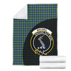 Clan MacNeill of Barra Ancient Tartan Crest Blanket Wave Style BQ12 Clan MacNeil / MacNeill Tartan Today   