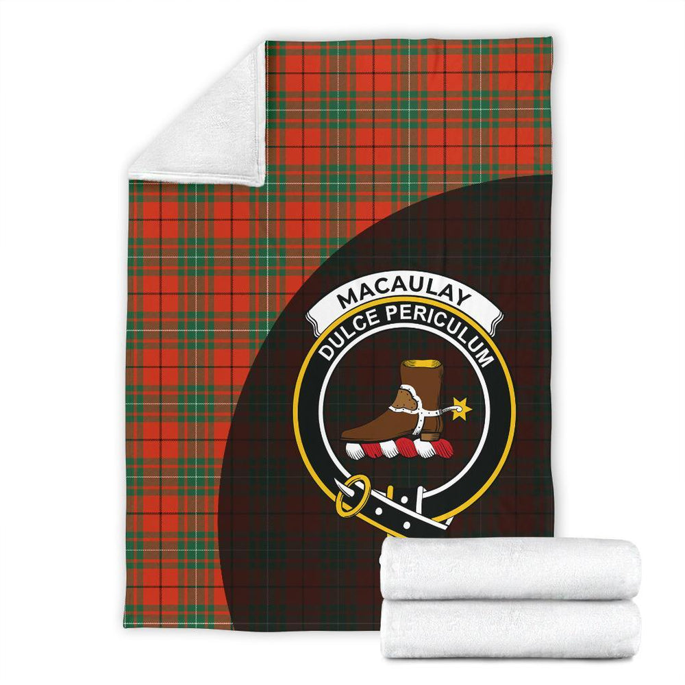 Clan Clan MacAulay Ancient Tartan Crest Blanket Wave Style IY34 Clan MacAulay Tartan Today   