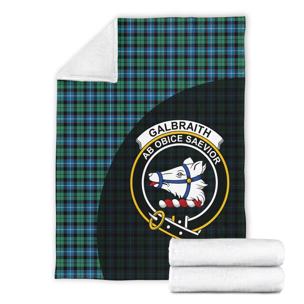 Clan Galbraith Ancient Tartan Crest Blanket Wave Style NP96 Clan Rait Tartan Today   