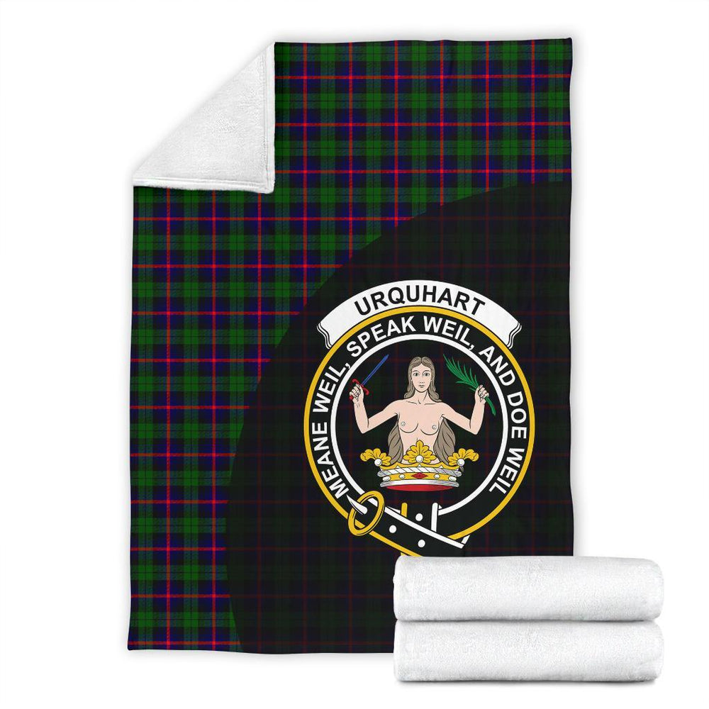 Clan Urquhart Modern Tartan Crest Blanket Wave Style XZ41 Clan Urquhart Tartan Today   
