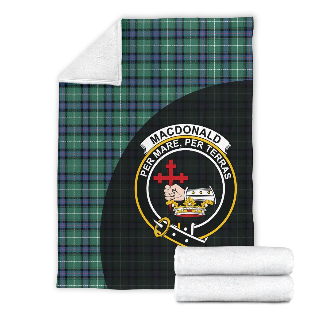 Clan MacDonald of the Isles Hunting Ancient Tartan Crest Blanket Wave Style HY23 Clan MacDonald Tartan Today   