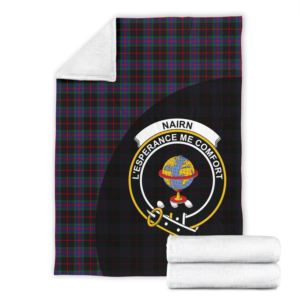 Clan Nairn Tartan Crest Blanket Wave Style JB50 Clan Nairn Tartan Today   