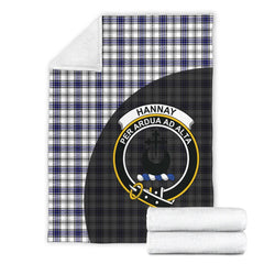 Clan Hannay Modern Tartan Crest Blanket Wave Style UA79 Clan Hannay Tartan Today   