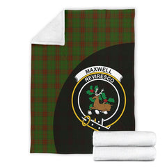 Clan Maxwell Hunting Tartan Crest Blanket Wave Style SS82 Clan Maxwell Tartan Today   
