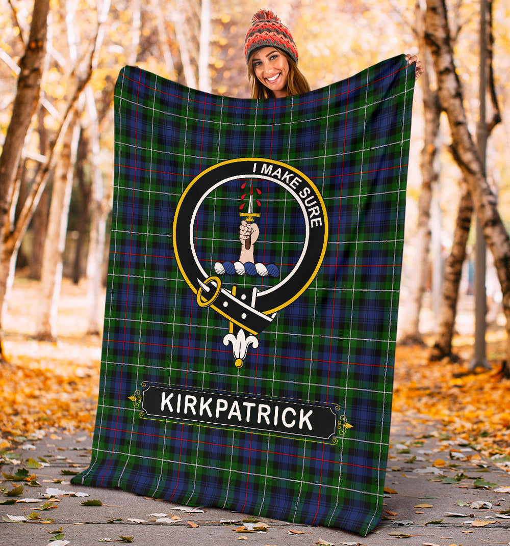 Clan Kirkpatrick Family Tartan Crest Blankets SPCT36 Clan Kirk Tartan Today   