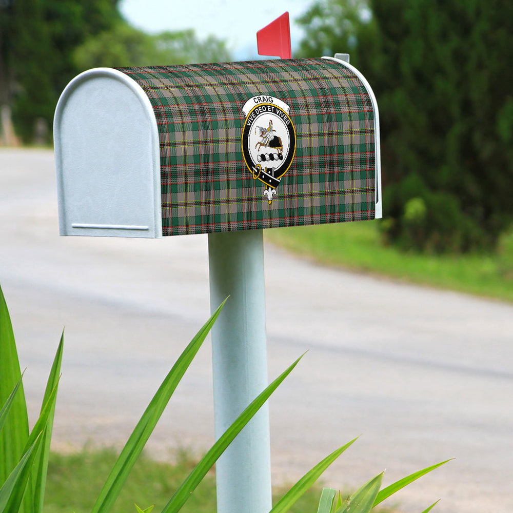Clan Craig Ancient Tartan Crest Mailbox  - SPFC70 Clan Craig Tartan Today   