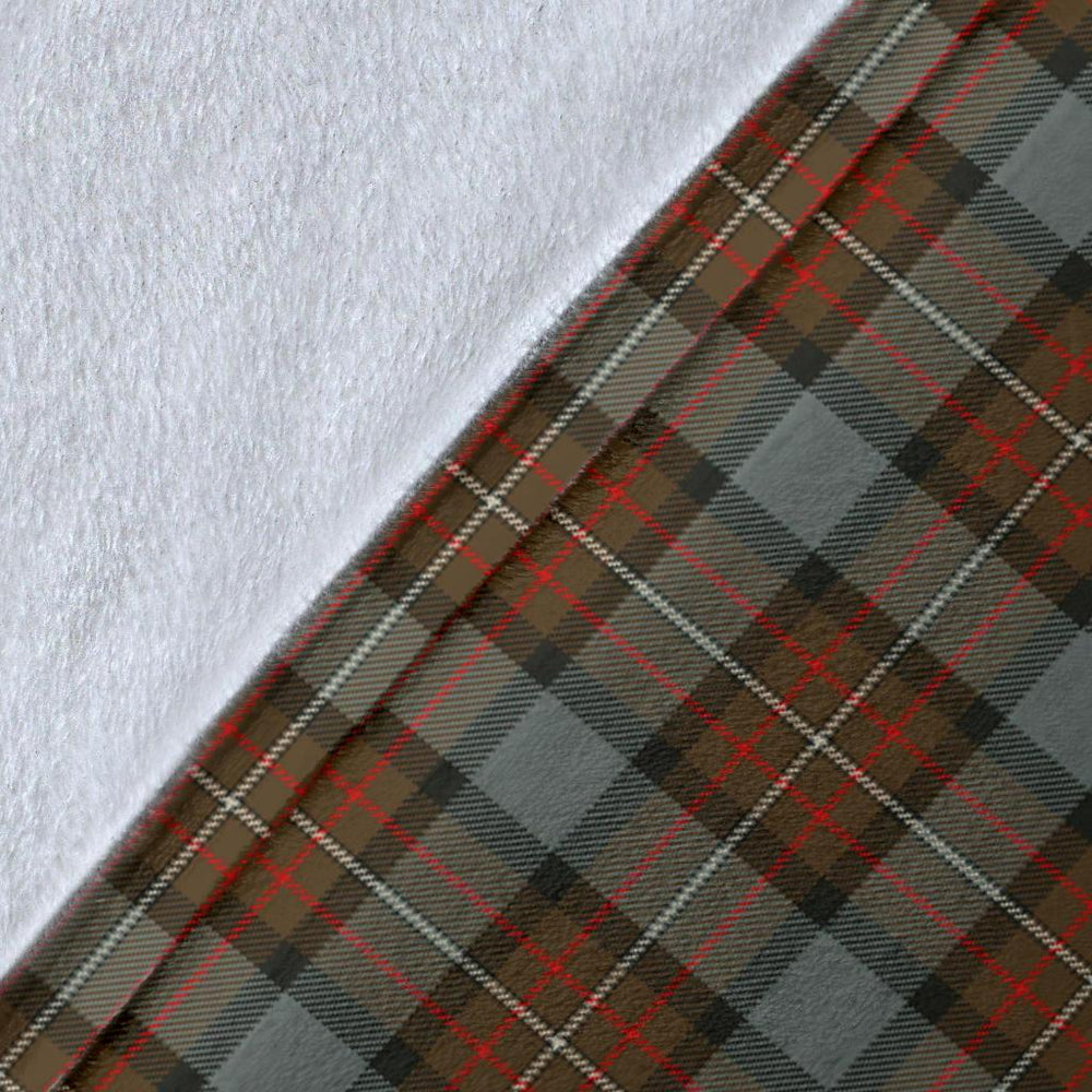 Clan Fergusson Weathered Tartan Crest Blanket 3 Sizes TK59 Clan Fergusson Tartan Today   