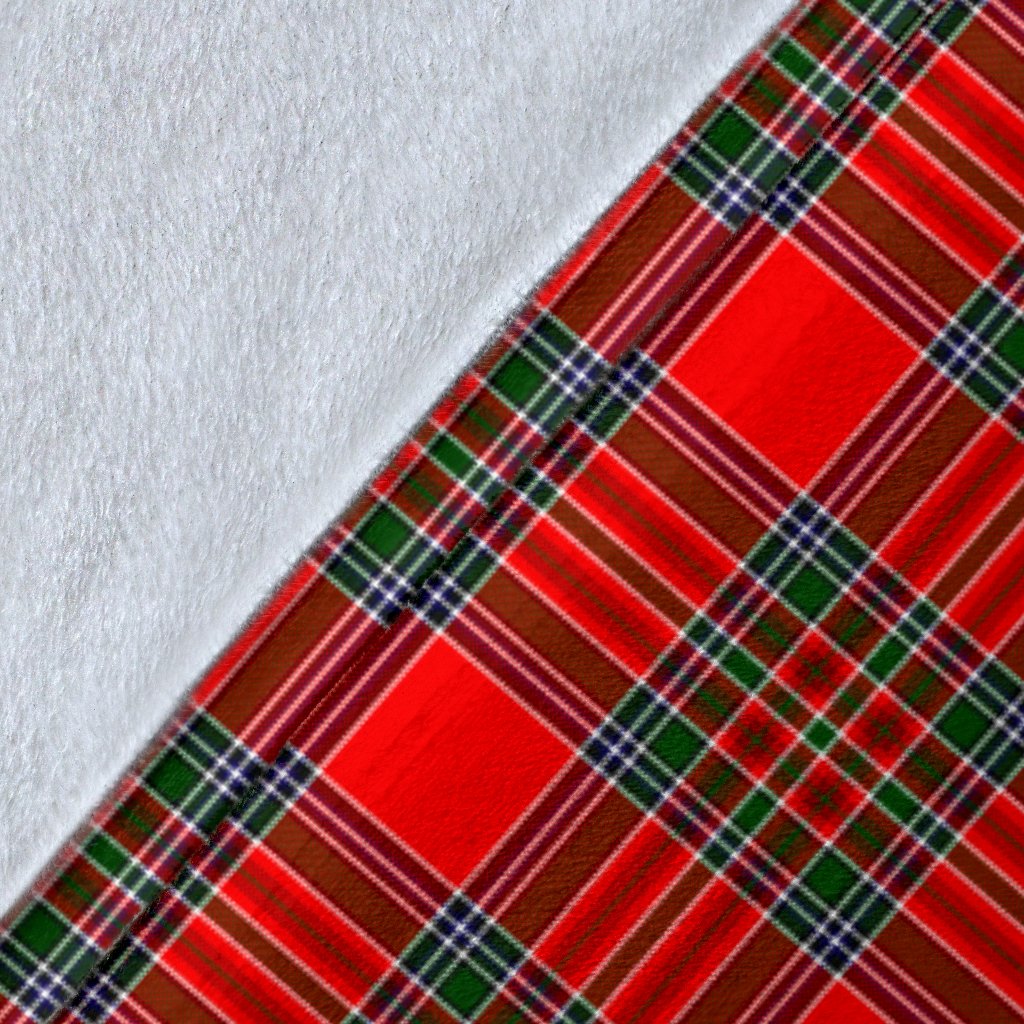 Clan MacBain Family Tartan Crest Blanket 3 Sizes SM46 Clan MacBain Tartan Today   