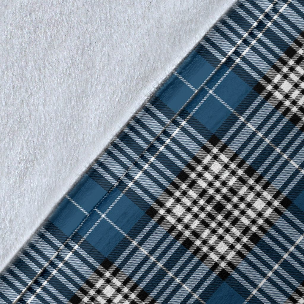 Clan Napier Tartan Crest Blanket 3 Sizes LX76 Clan Napier Tartan Today   