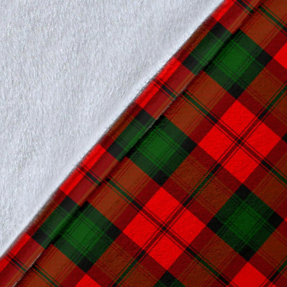 Clan Kerr Modern Tartan Crest Blanket 3 Sizes UP52 Clan Kerr Tartan Today   