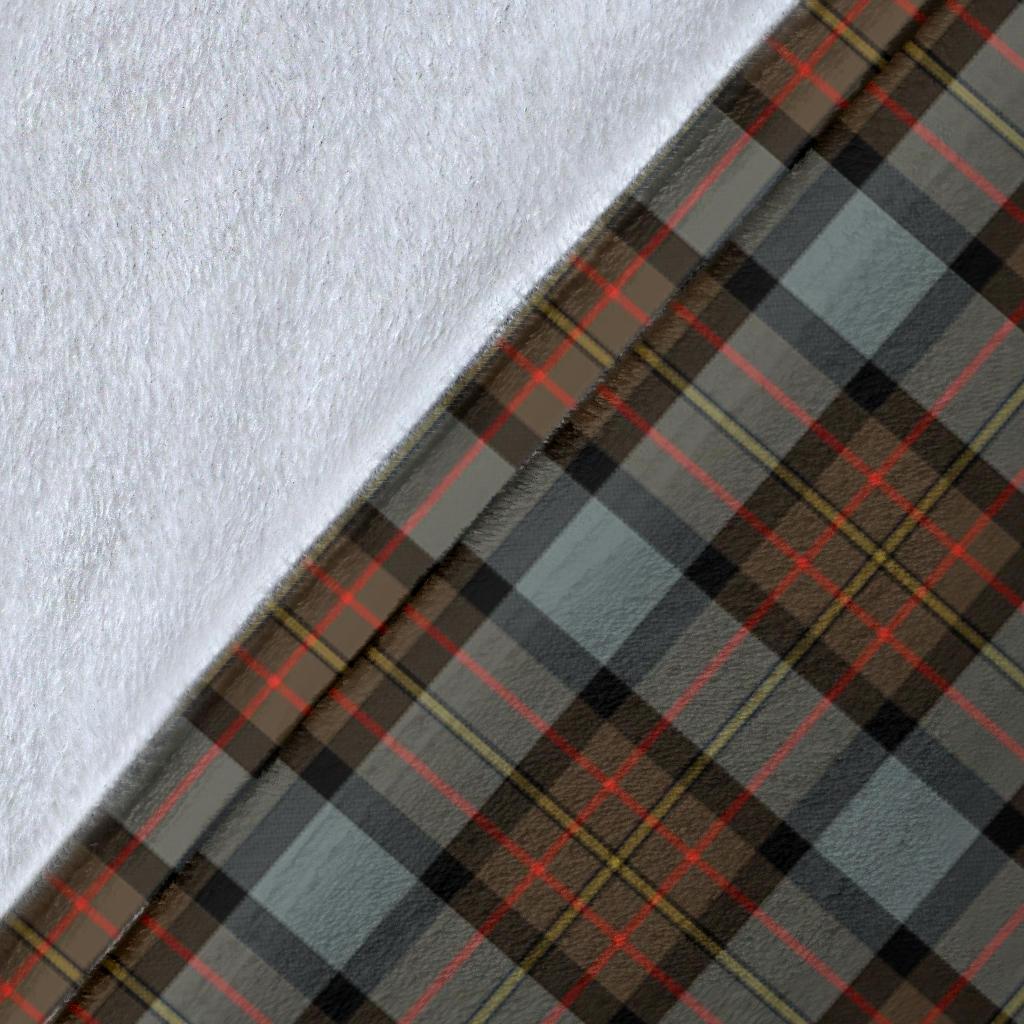 Clan MacLaren Weathered Tartan Crest Blanket Wave Style LV93 Clan Hall Tartan Today   