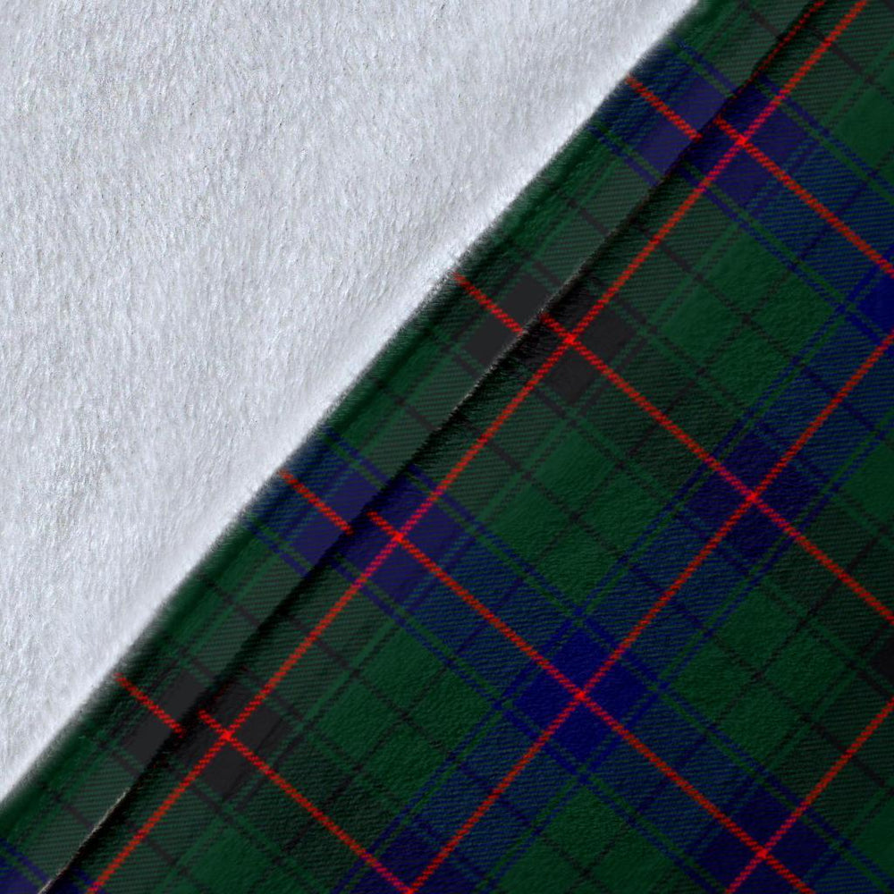 Clan Davidson Modern Tartan Crest Blanket Wave Style LD90 Clan Davidson Tartan Today   