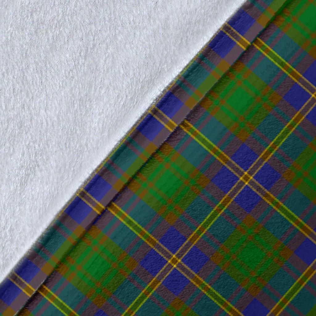 Clan Strange of Balkaskie Tartan Crest Blanket Wave Style FP16 Clan Strange Tartan Today   