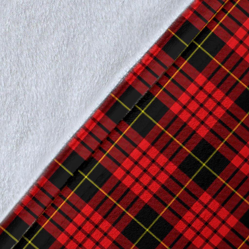 Clan MacQueen Modern Tartan Crest Blanket Wave Style NT90 Clan MacQueen Tartan Today   