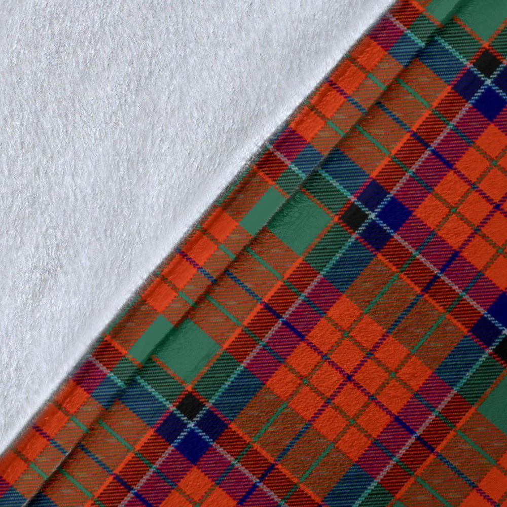 Clan Nicolson Ancient Tartan Crest Blanket Wave Style HZ46 Clan Nicolson Tartan Today   