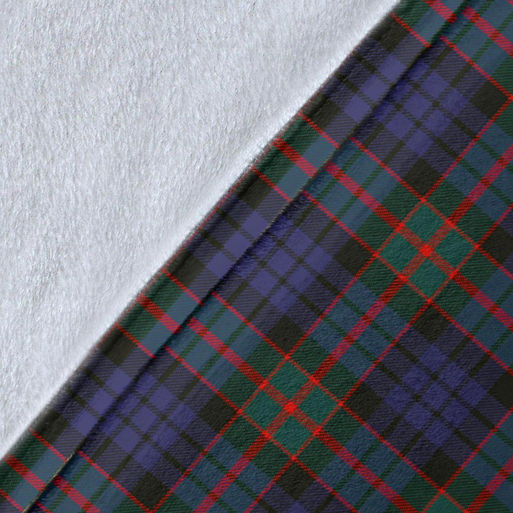 Clan Fletcher of Dunans Tartan Crest Blanket Wave Style JQ66 Clan Fletcher Tartan Today   