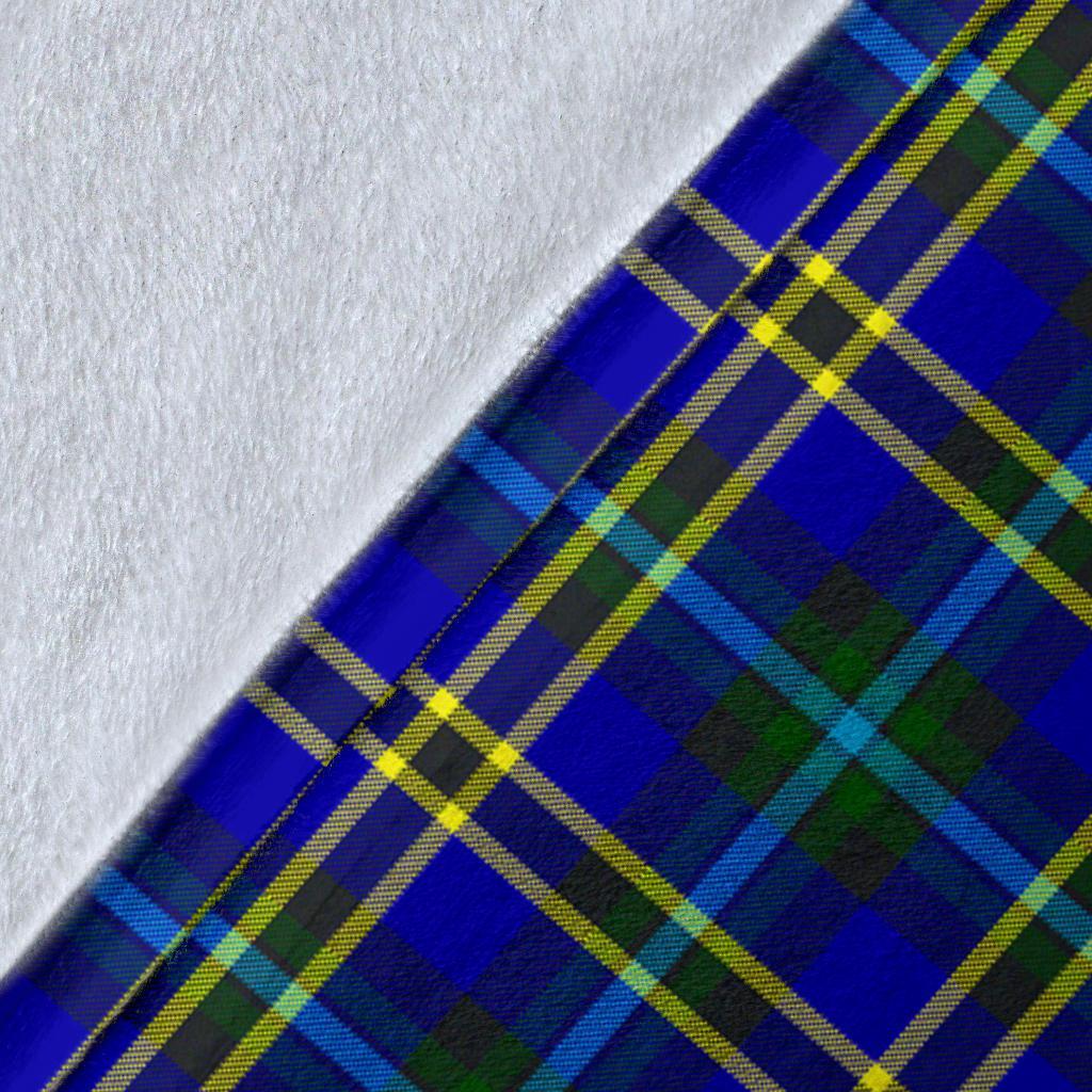 Clan Weir Modern Tartan Crest Blanket Wave Style RR78 Clan Weir Tartan Today   