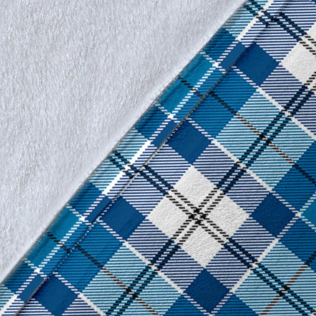 Clan Roberton Tartan Crest Blanket Wave Style BQ35 Clan Roberton Tartan Today   