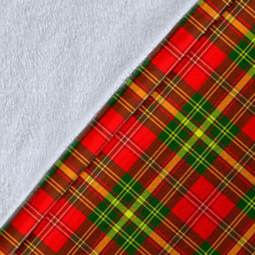 Clan Leask Tartan Crest Blanket Wave Style WZ50 Clan Leask Tartan Today   