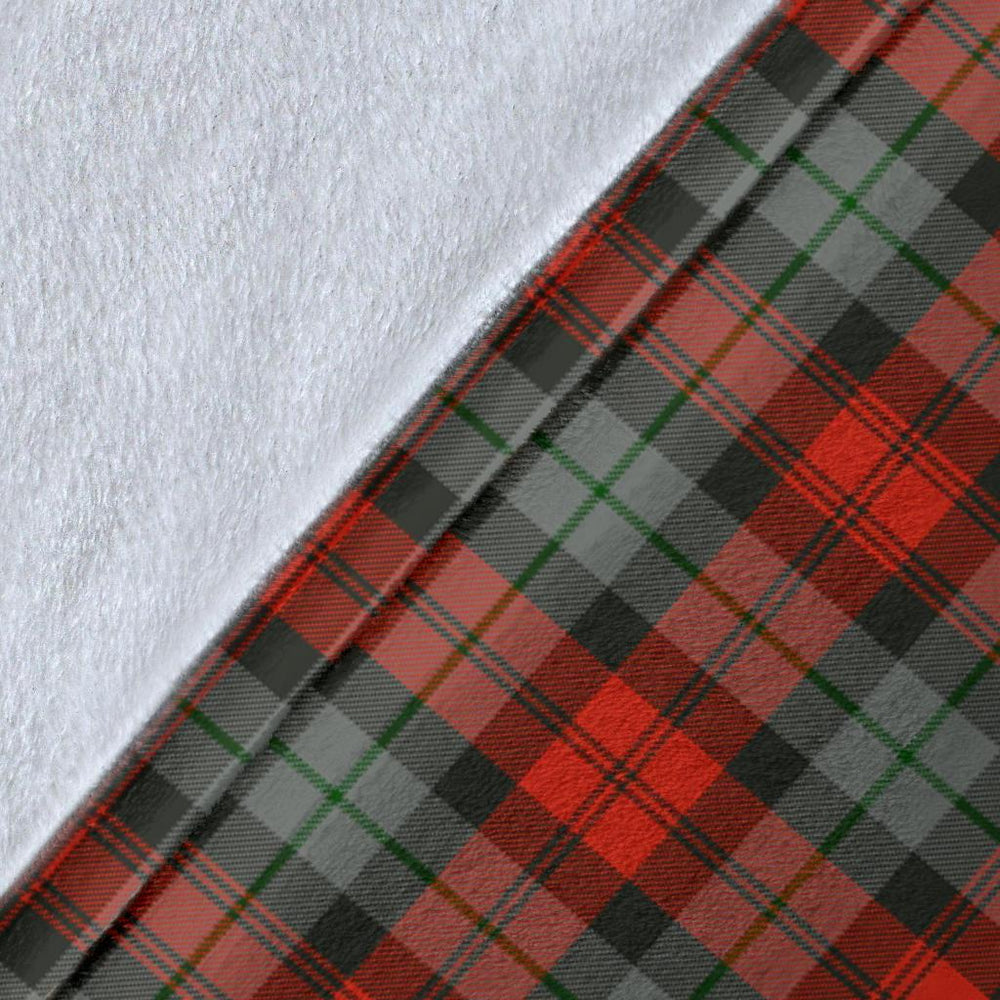 Clan MacLachlan Weathered Tartan Crest Blanket Wave Style QA26 Clan Hall Tartan Today   