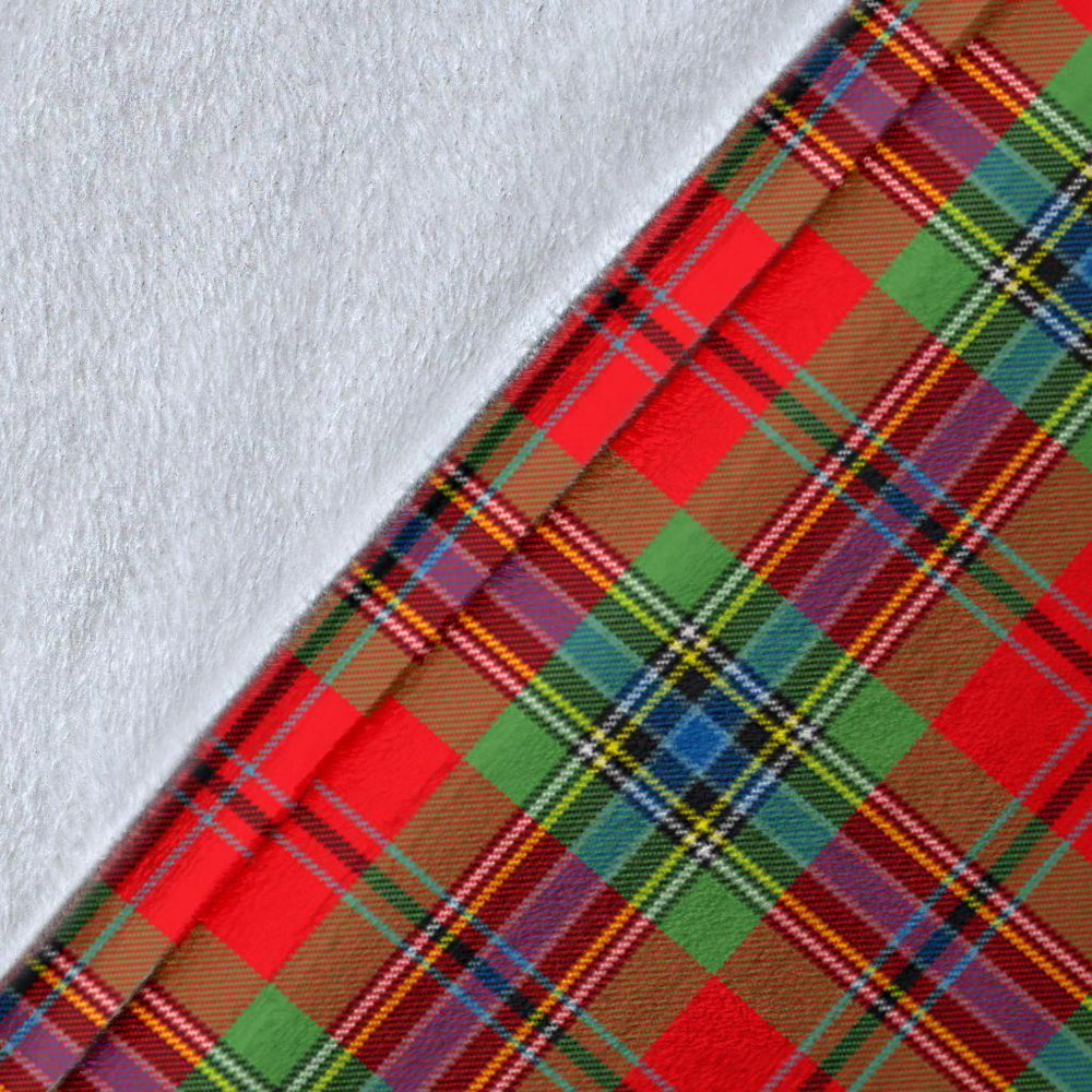 Clan MacLean of Duart Modern Tartan Crest Blanket Wave Style SA36 Clan Hall Tartan Today   
