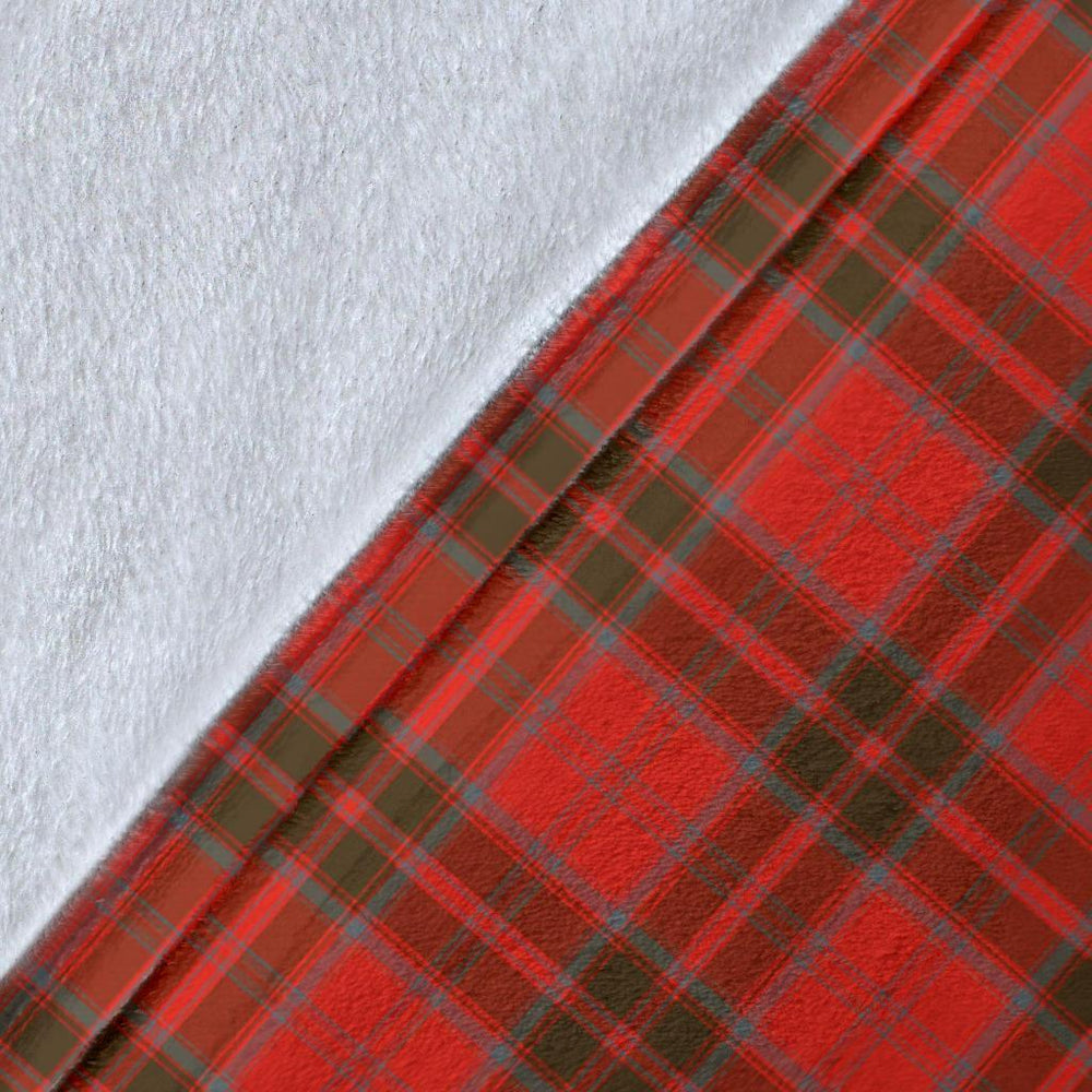 Clan Grant Weathered Tartan Crest Blanket Wave Style LU72 Clan Grant Tartan Today   