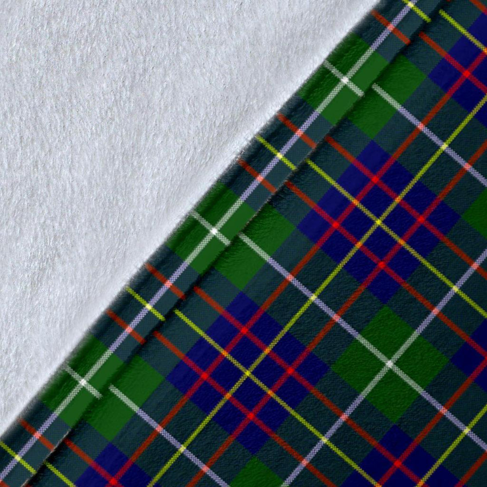 Clan Inglis Modern Tartan Crest Blanket Wave Style VB80 Clan Inglis Tartan Today   