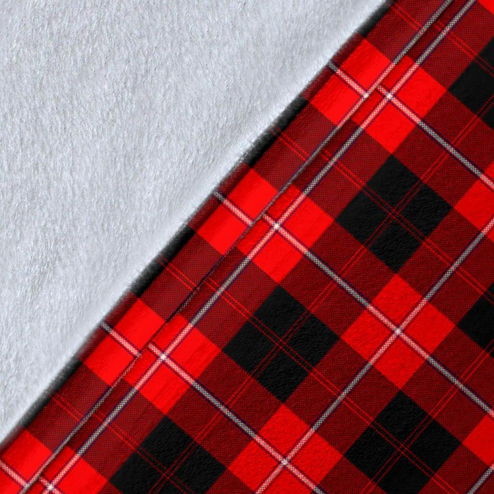 Clan Cunningham Modern Tartan Crest Blanket Wave Style BB81 Clan Cunningham Tartan Today   