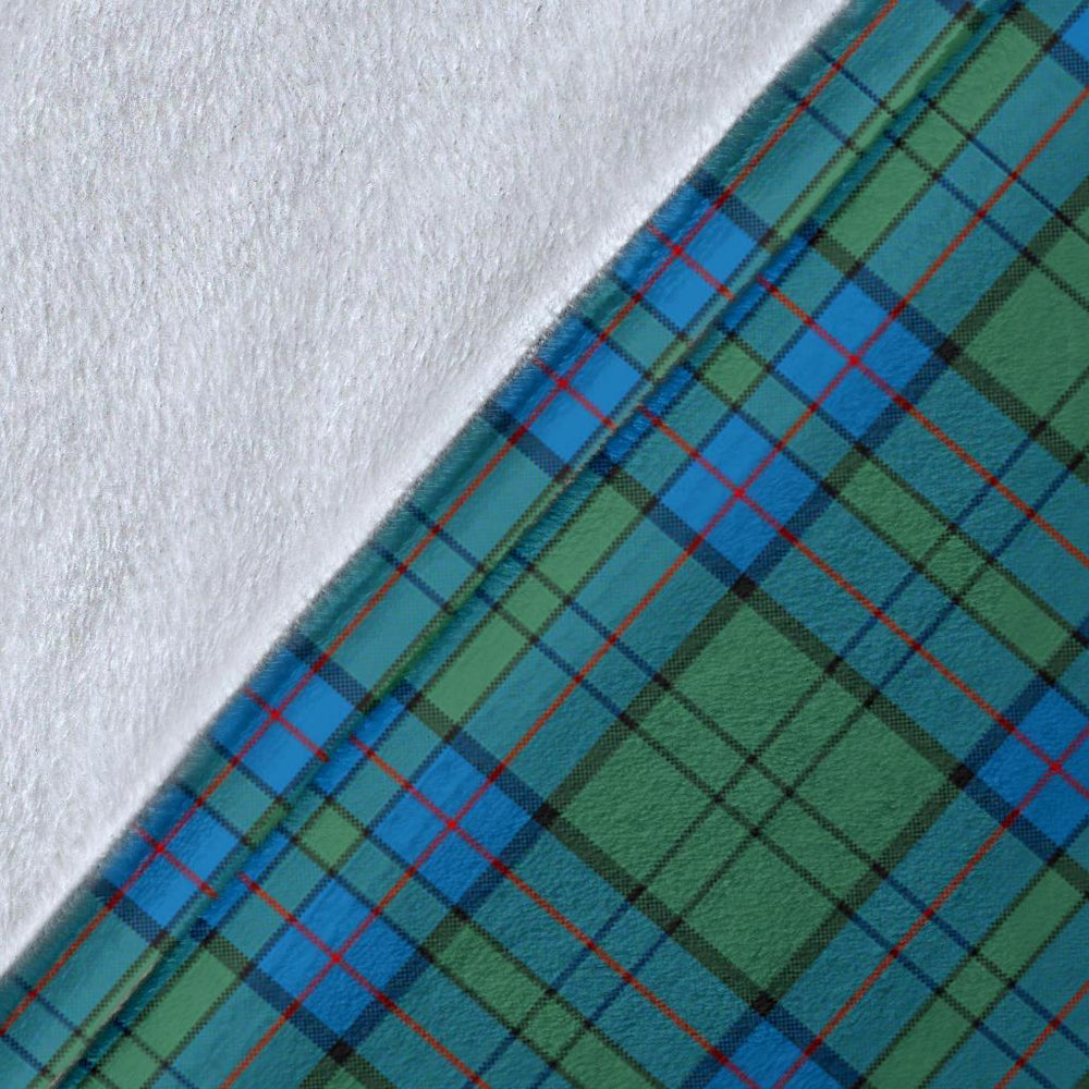 Clan Lockhart Tartan Crest Blanket Wave Style PN80 Clan Lockhart Tartan Today   