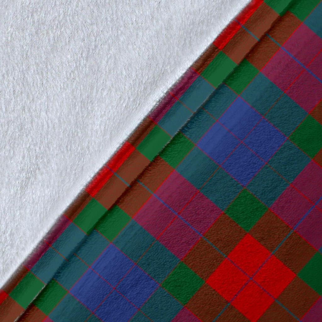 Clan Mar Tartan Crest Blanket Wave Style RV54 Clan Mar Tartan Today   