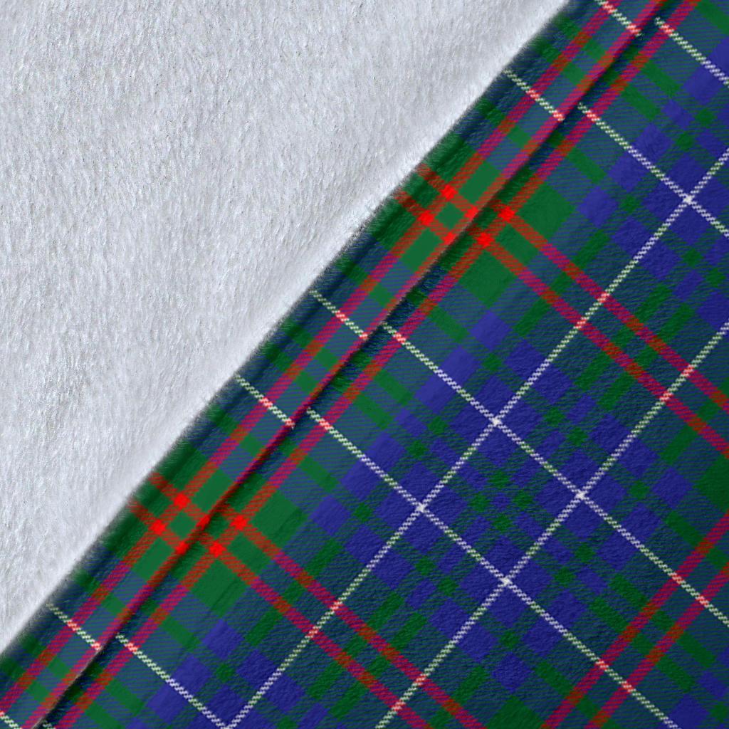 Clan Edmonstone Tartan Crest Blanket Wave Style ZI40 Clan Edmonstone Tartan Today   