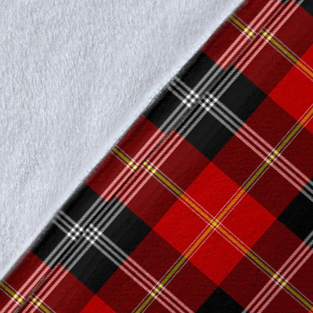Clan Marjoribanks Tartan Crest Blanket Wave Style PO75 Clan Marjoribanks Tartan Today   