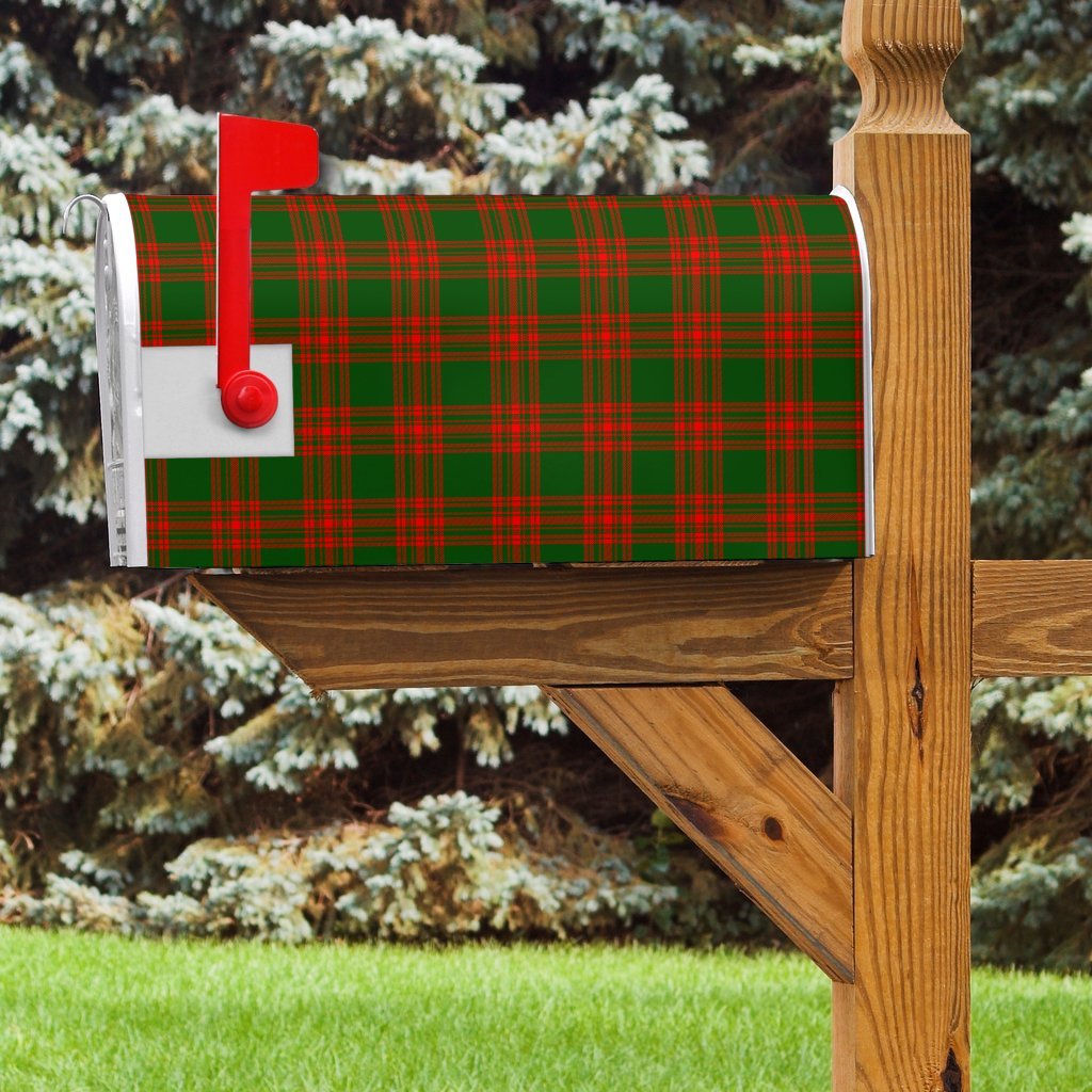 Clan Menzies Green Modern Tartan Mailbox RJ23 Clan Menzies Tartan Today   