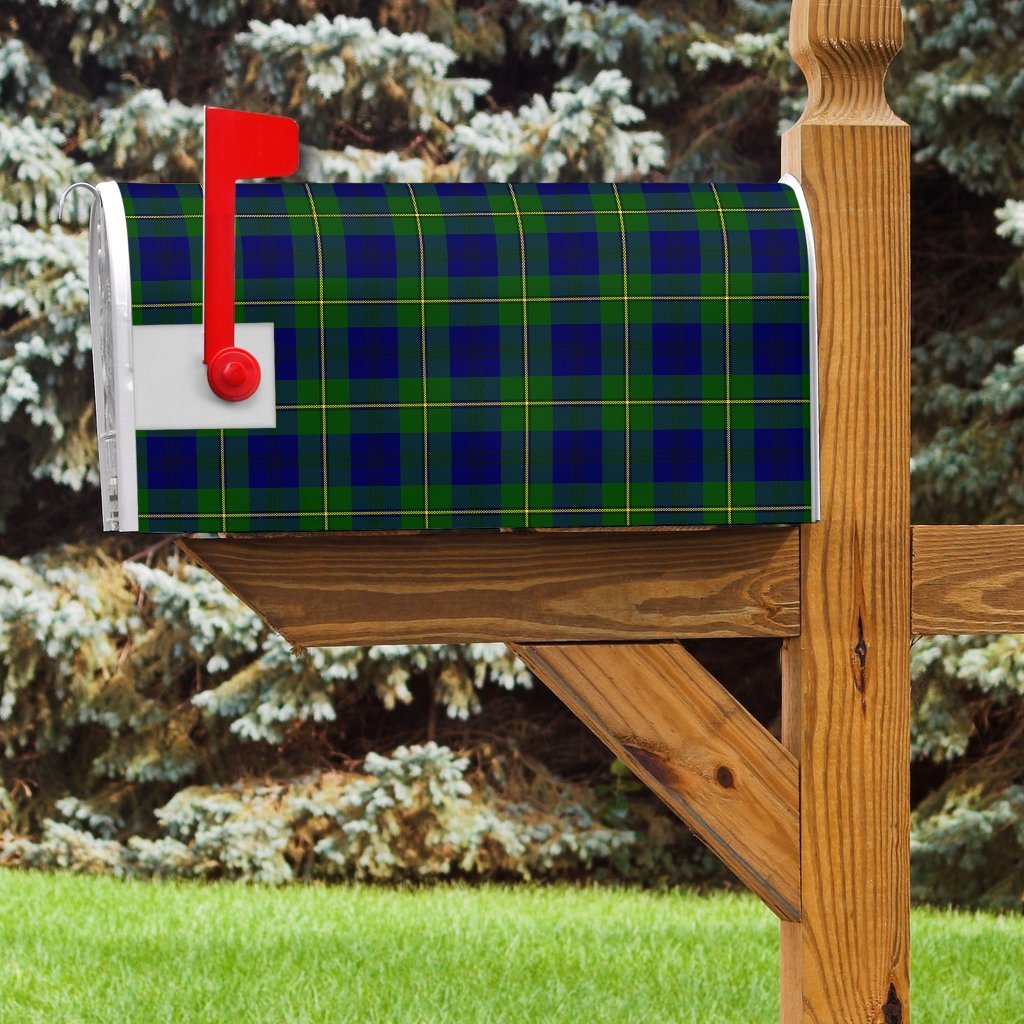 Clan Johnston Modern Tartan Crest Mailbox KS39 Clan Johnston Tartan Today   