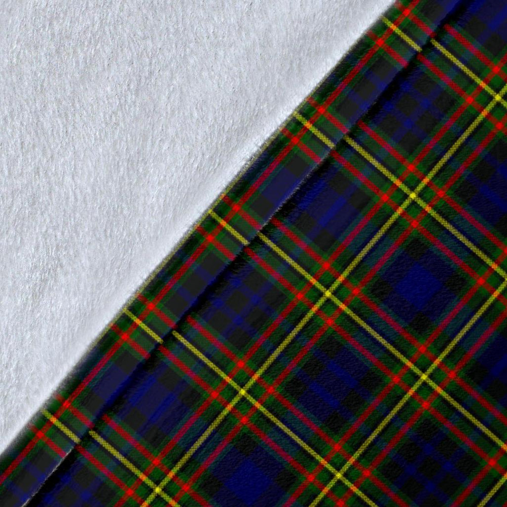 Clan MacLellan Modern Tartan Crest Blanket Wave Style KM72 Clan Hall Tartan Today   